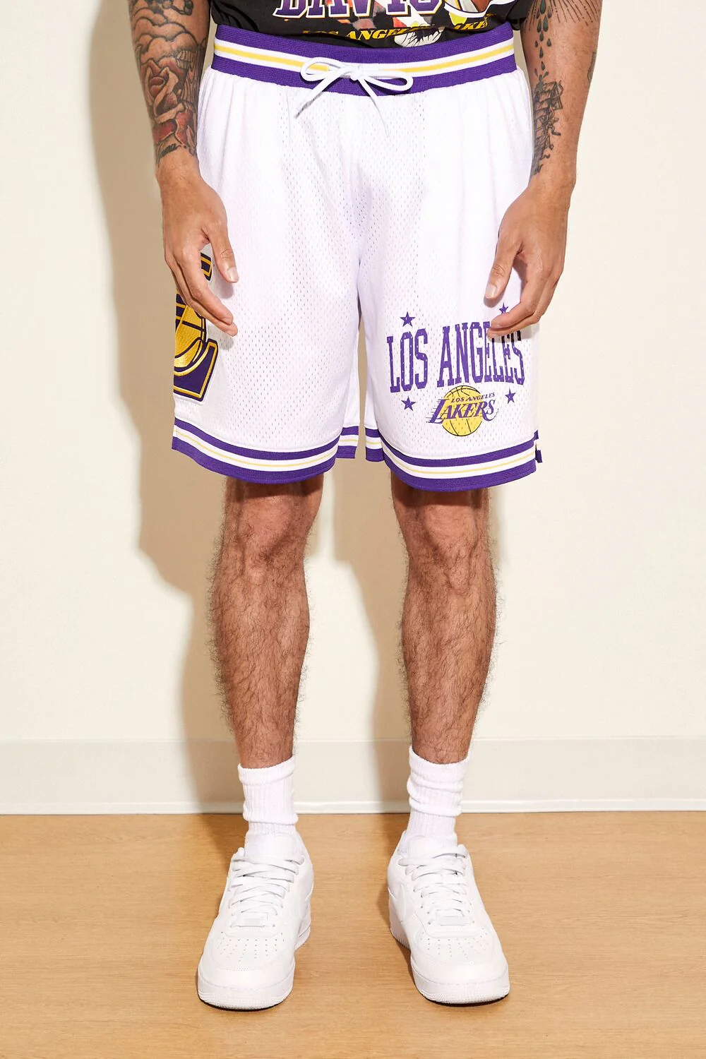 Unisex Los Angeles Lakers Basketball Shorts - Image 2