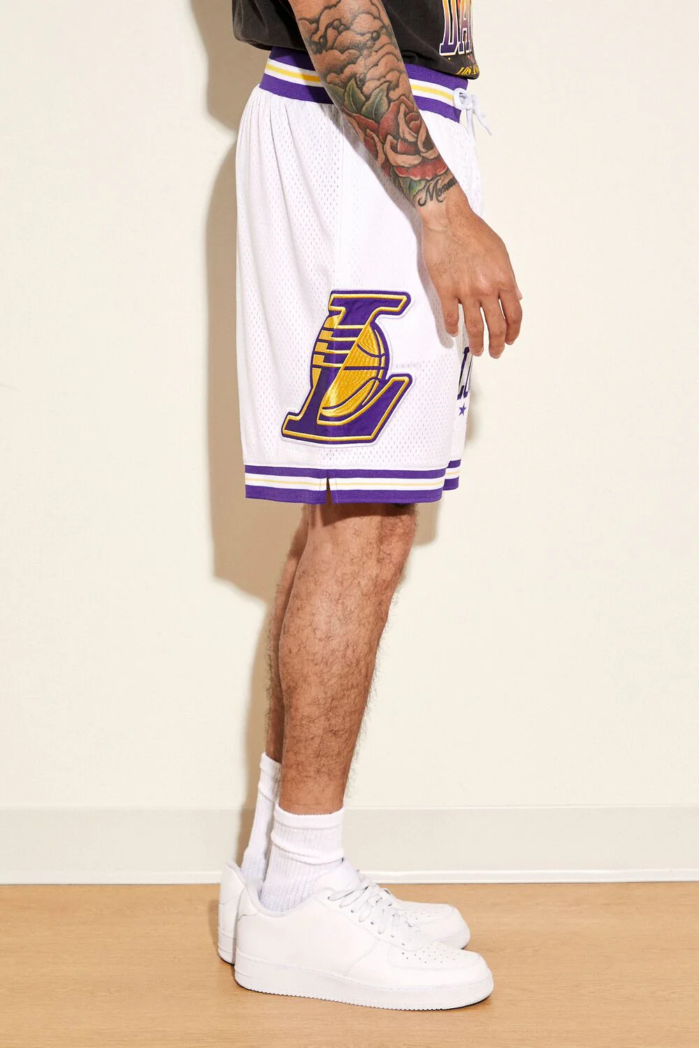 Unisex Los Angeles Lakers Basketball Shorts - Image 4