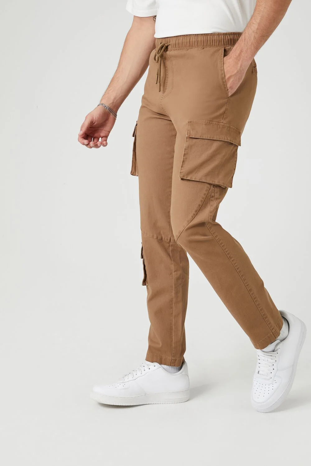 Drawstring Cargo Skinny Pants - Image 3