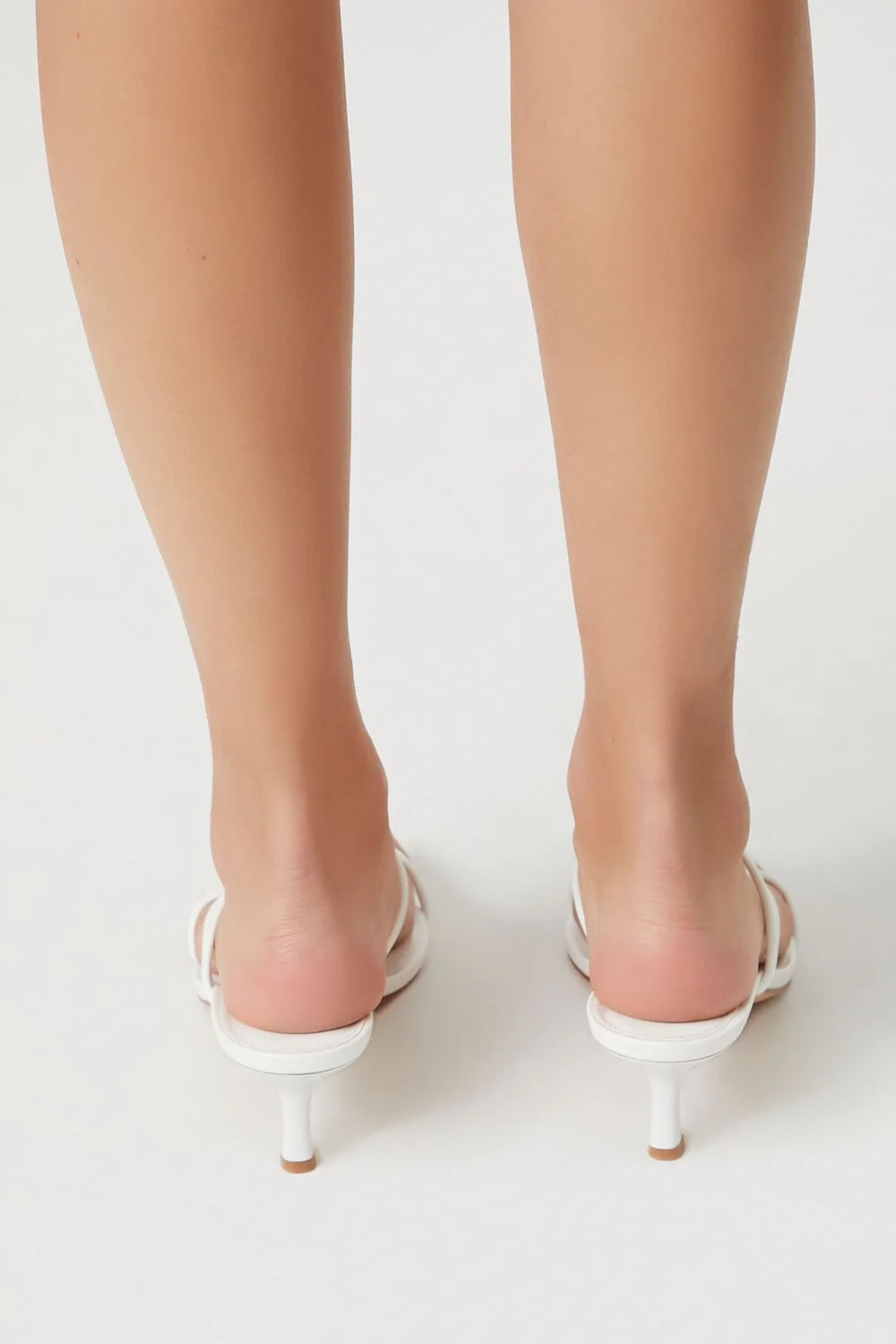 Strappy Square-Toe Stiletto Heels - Image 3