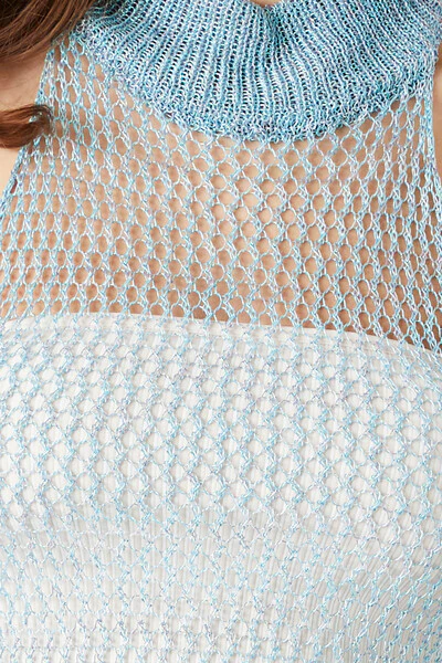 Sheer Crochet Sleeveless Top - Image 10