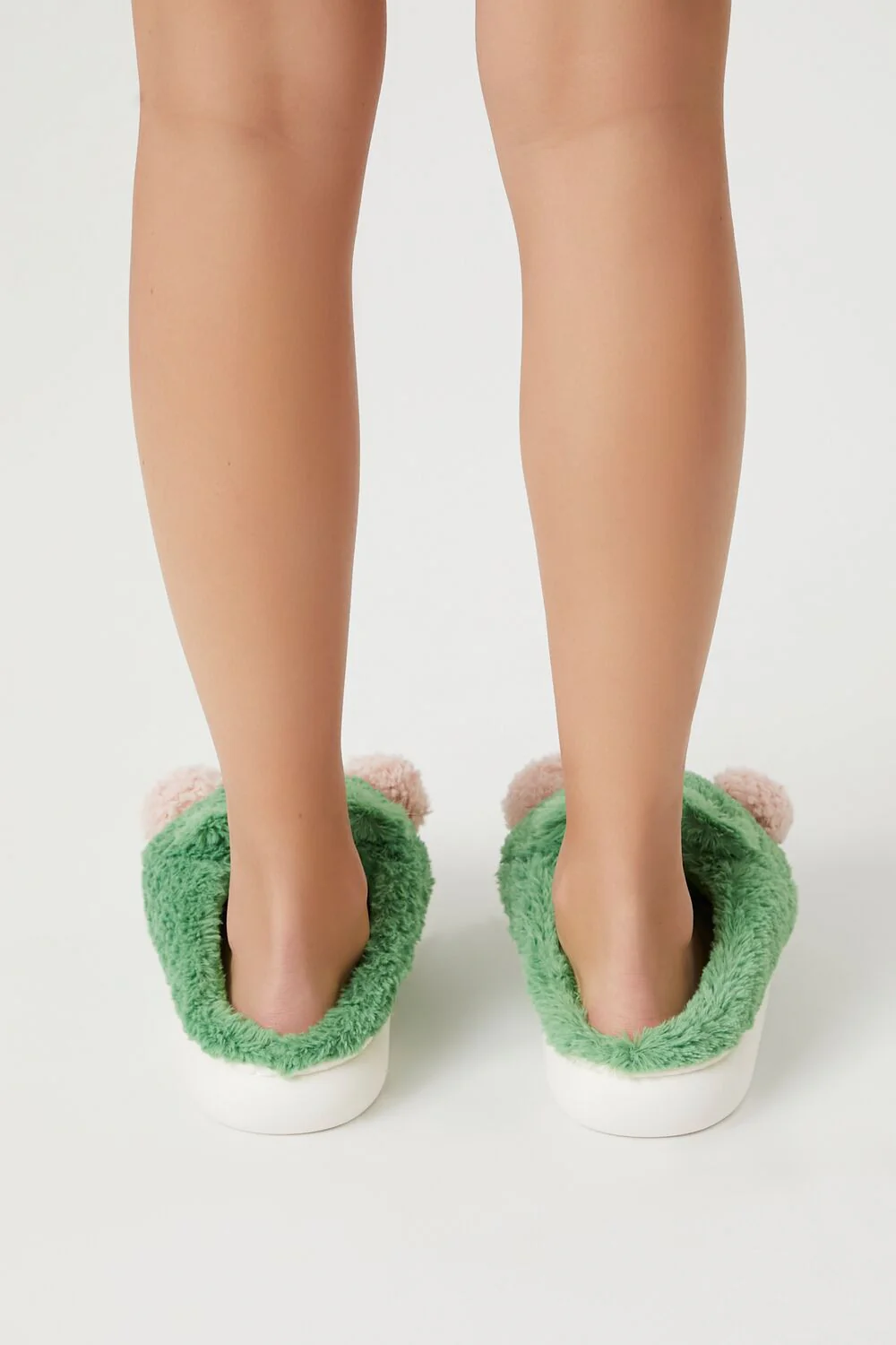 Plush Frog House Slippers - Image 3