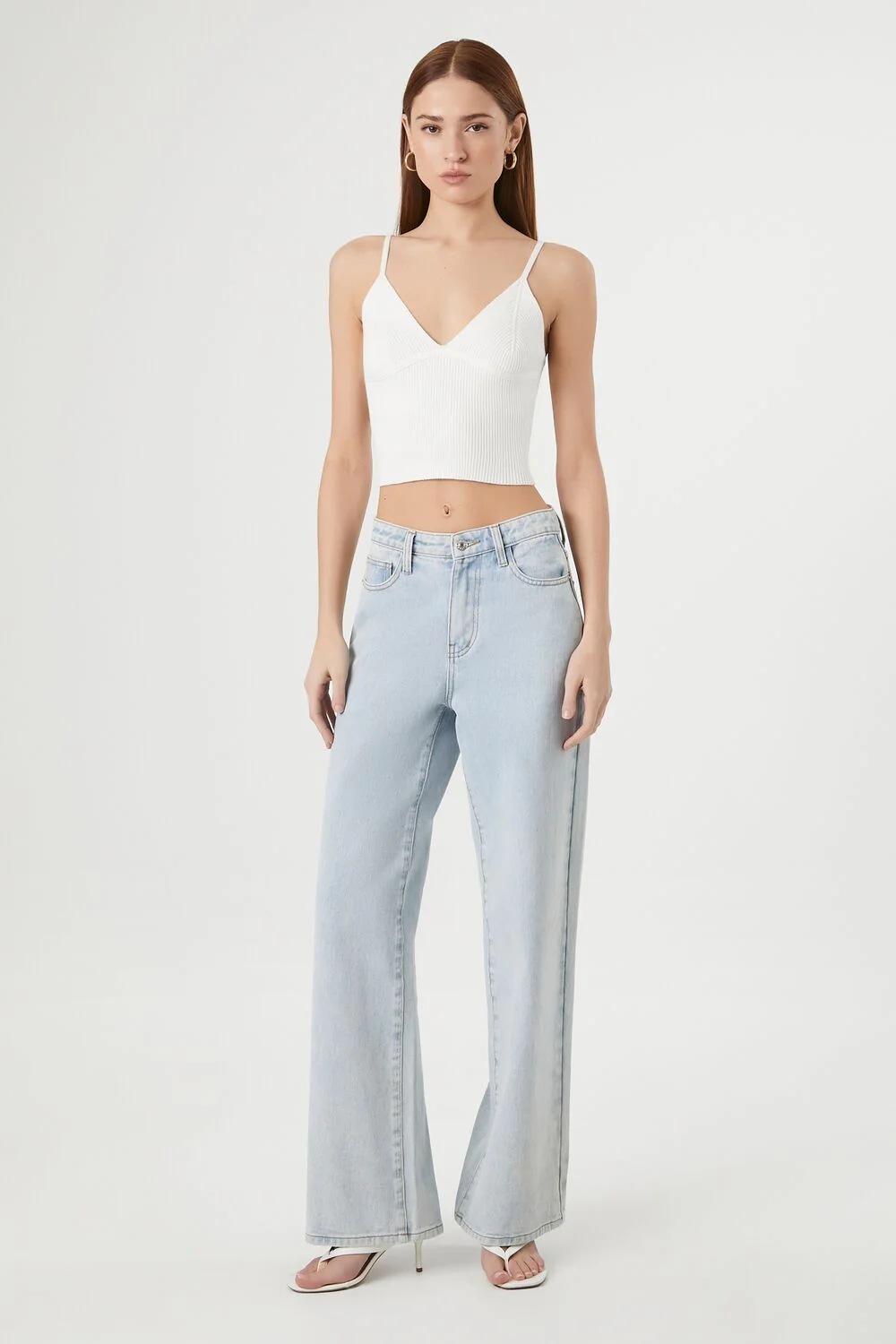 Sweater-Knit Ribbed Cami - Image 4