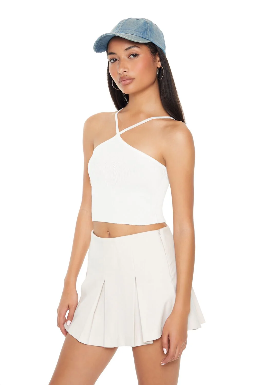 Sweater-Knit Cropped Cami - Image 2