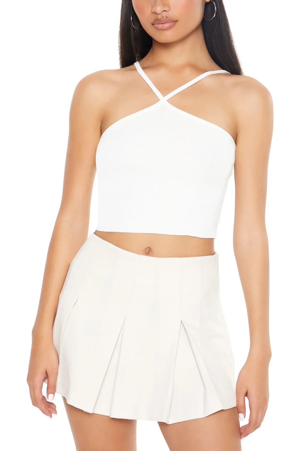 Sweater-Knit Cropped Cami - Image 5