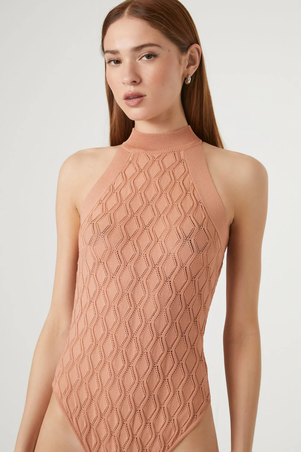 Pointelle Sweater-Knit Bodysuit - Image 5