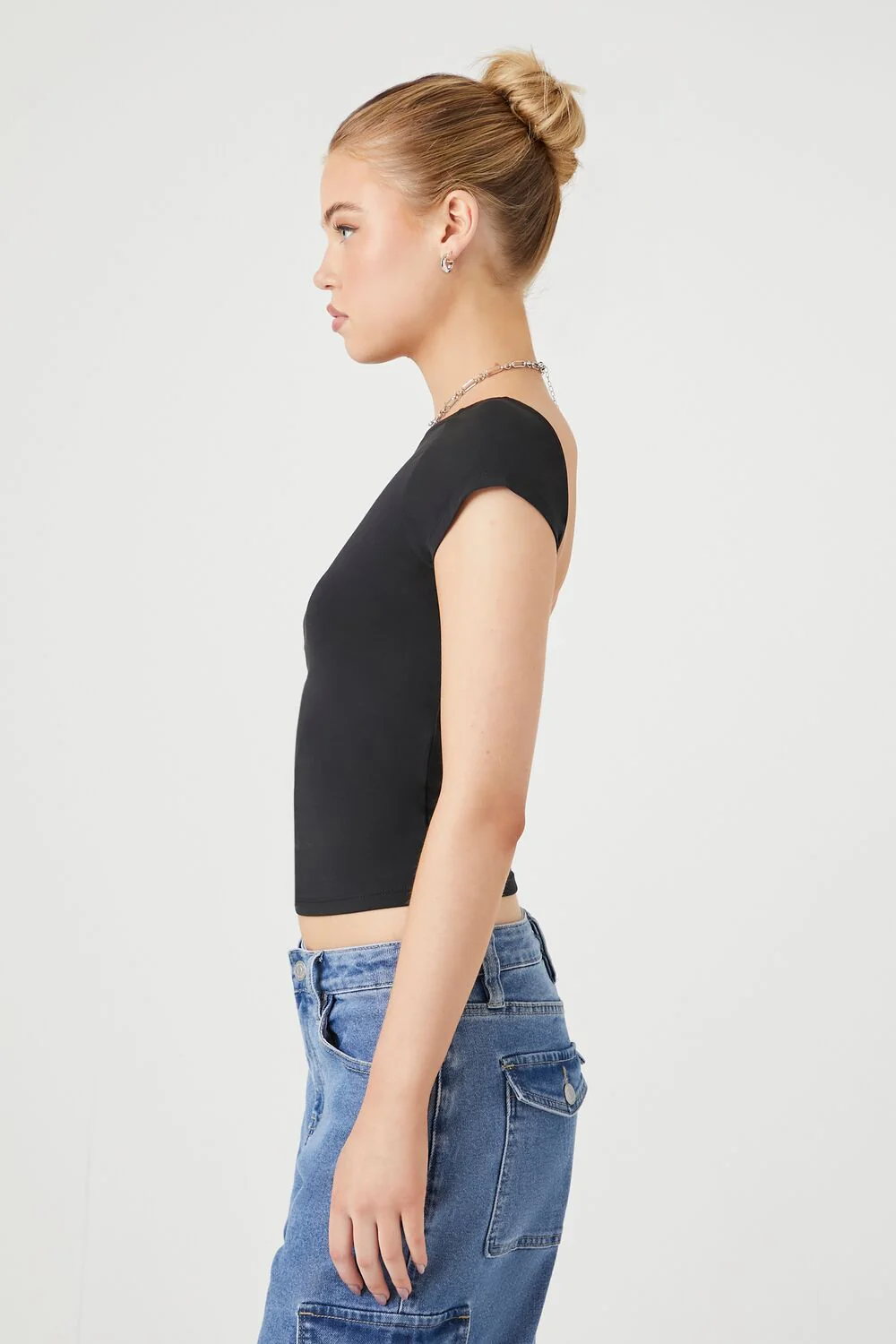 New York Graphic Crop Top - Image 2