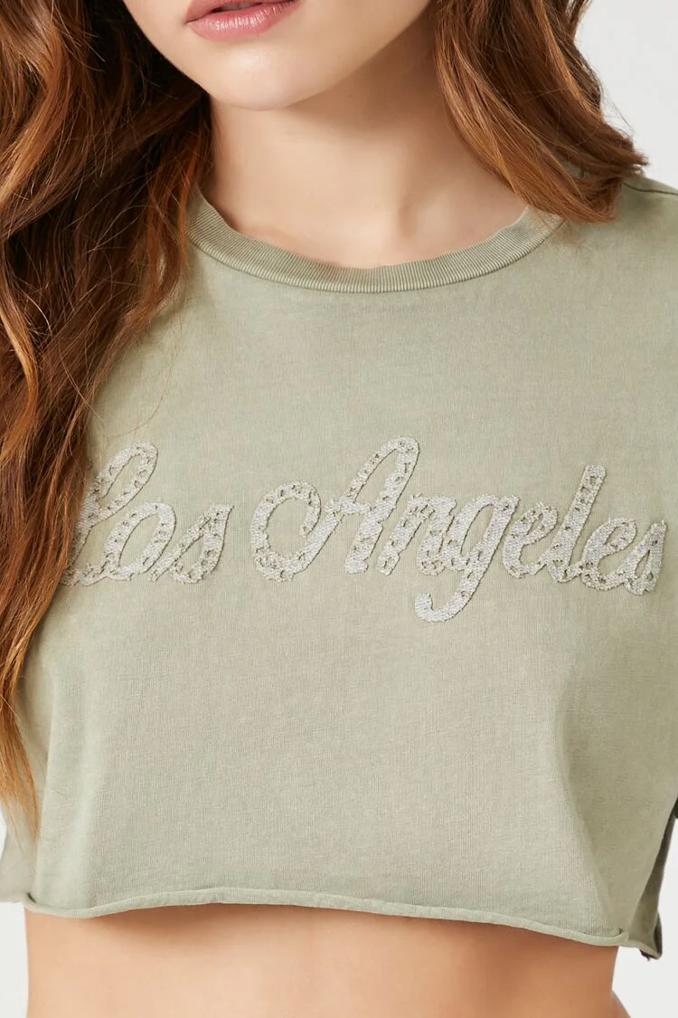 Los Angeles Cropped Tee - Image 5