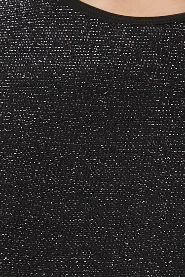 Glitter Knit Crew Tee Bodysuit - Image 6
