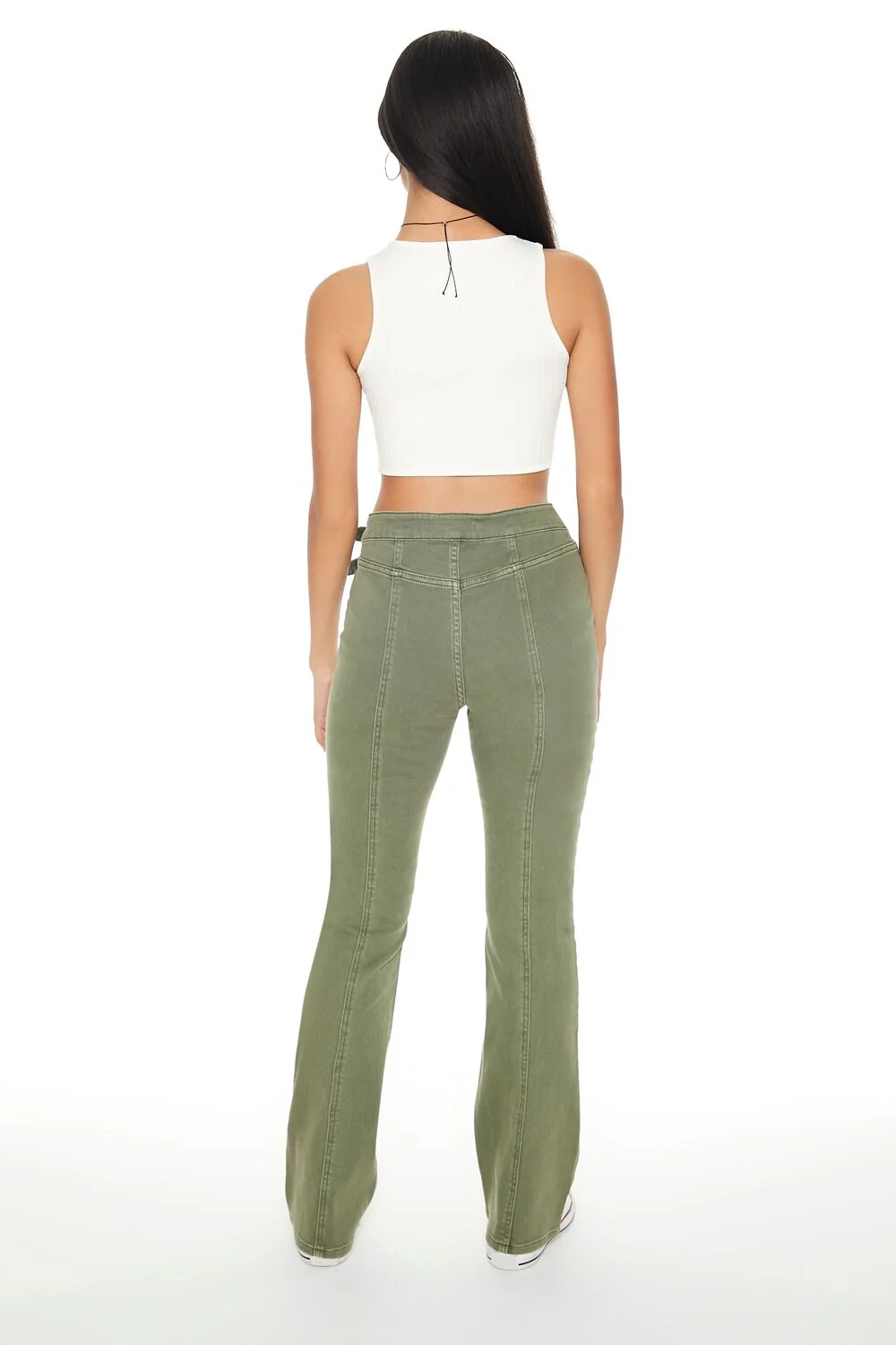 Belted Bootcut Jeans - Image 3