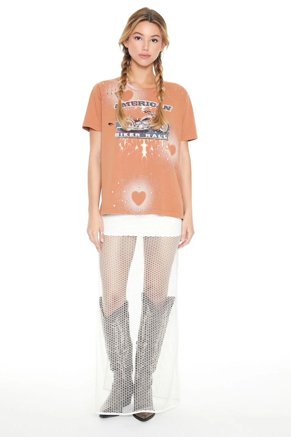 Rhinestone Biker Rally Tee - Image 4