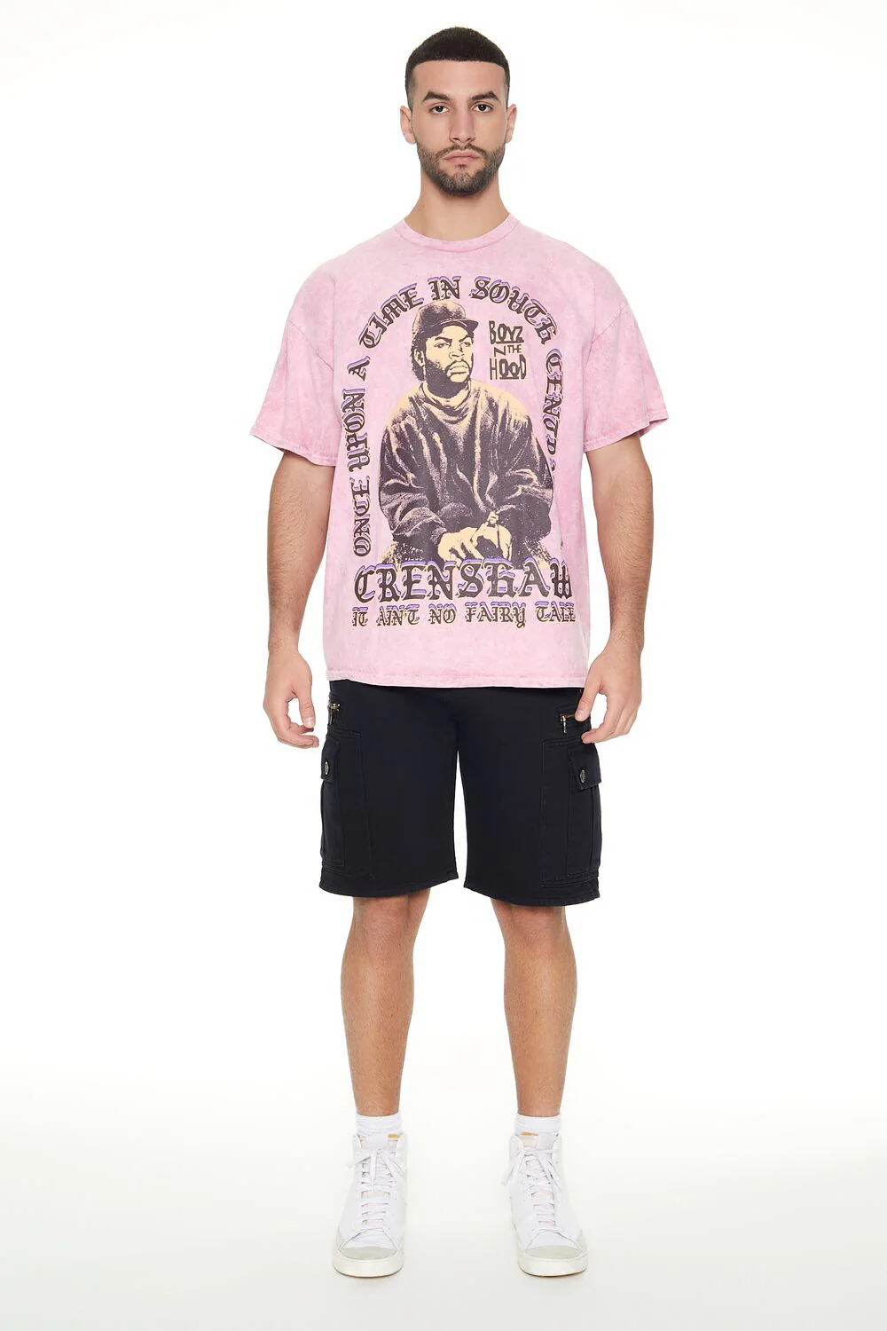 Mineral Wash Boyz N The Hood Graphic Tee - Image 4