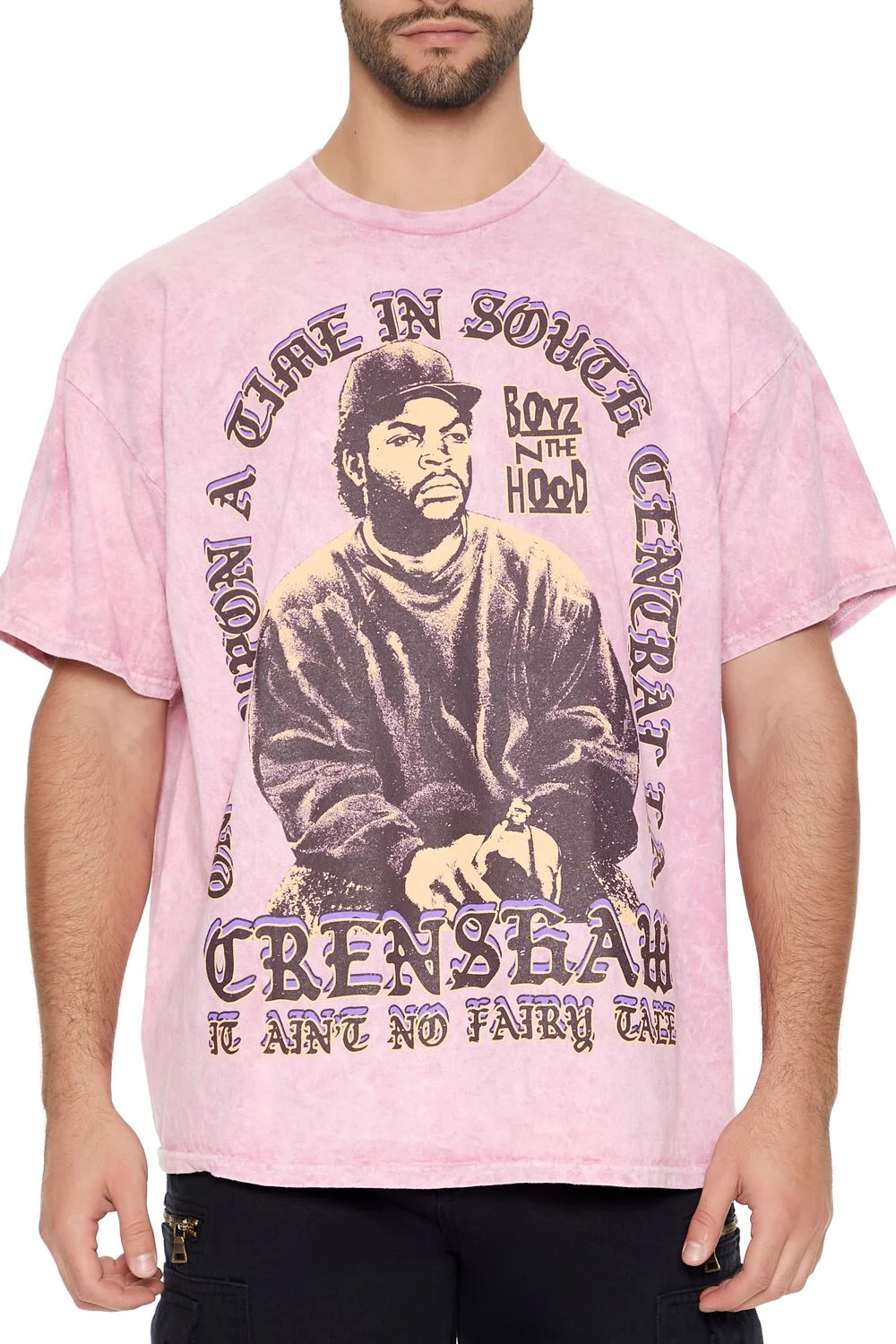 Mineral Wash Boyz N The Hood Graphic Tee - Image 5