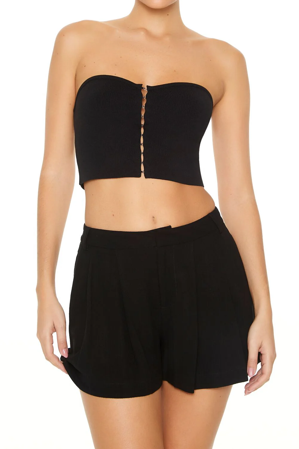 Cropped Sweater-Knit Tube Top - Image 5