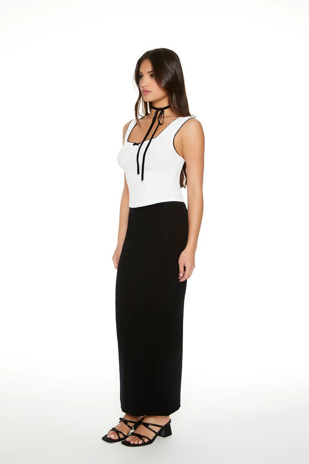 Sweater-Knit Maxi Skirt - Image 2