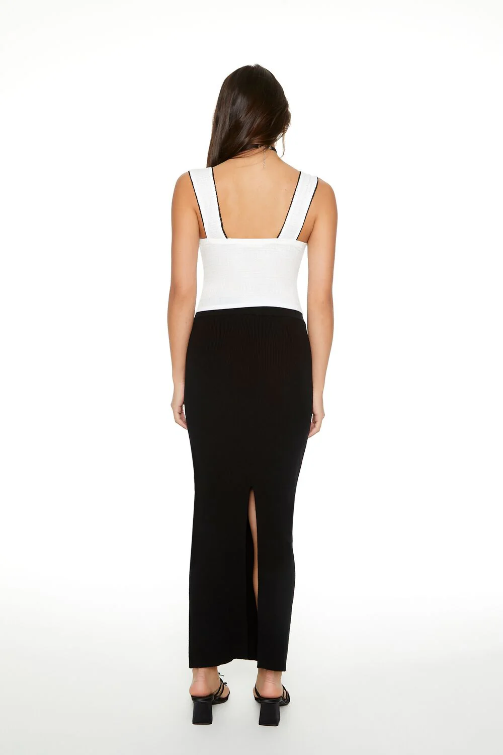 Sweater-Knit Maxi Skirt - Image 3
