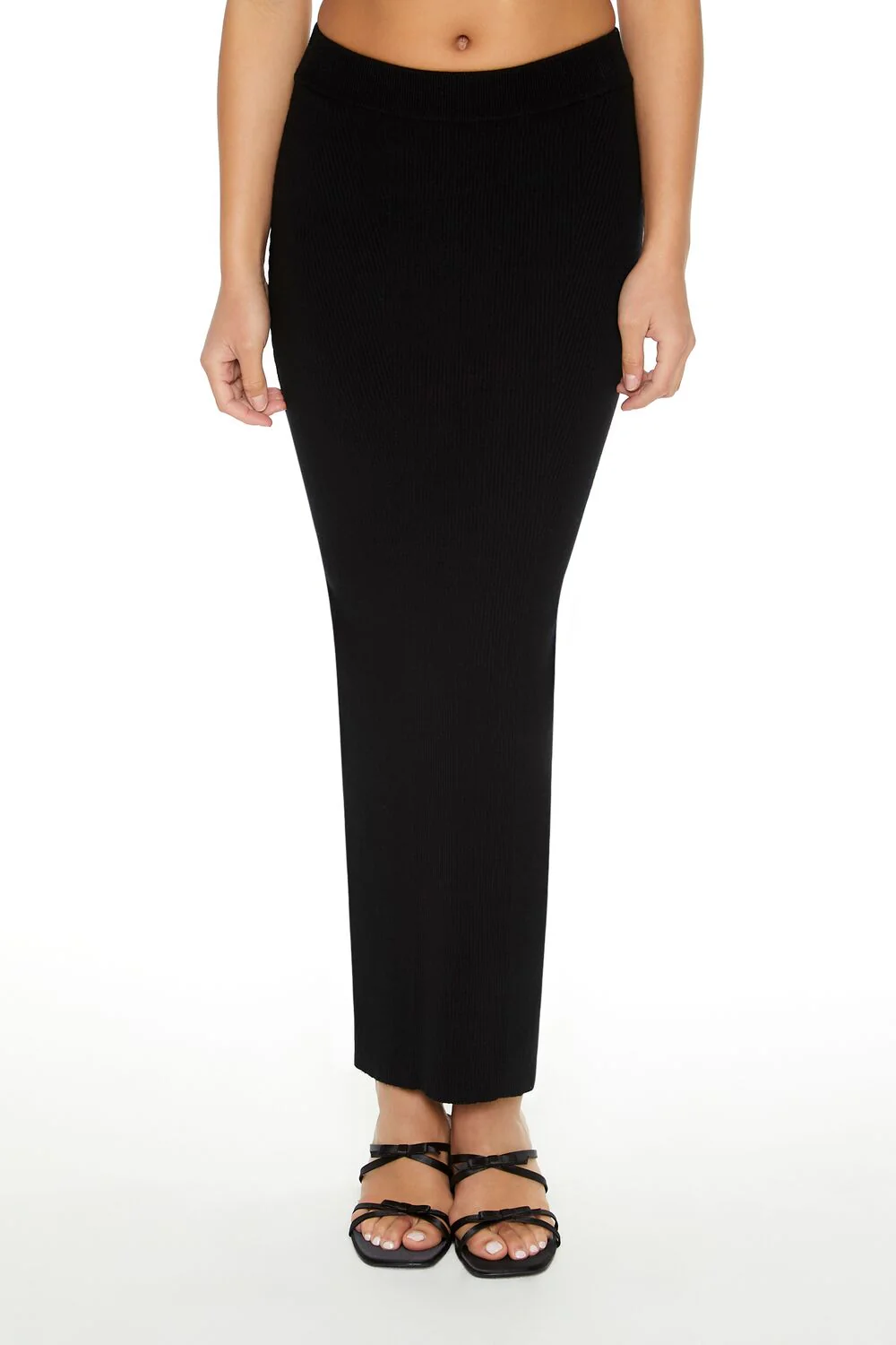 Sweater-Knit Maxi Skirt - Image 4