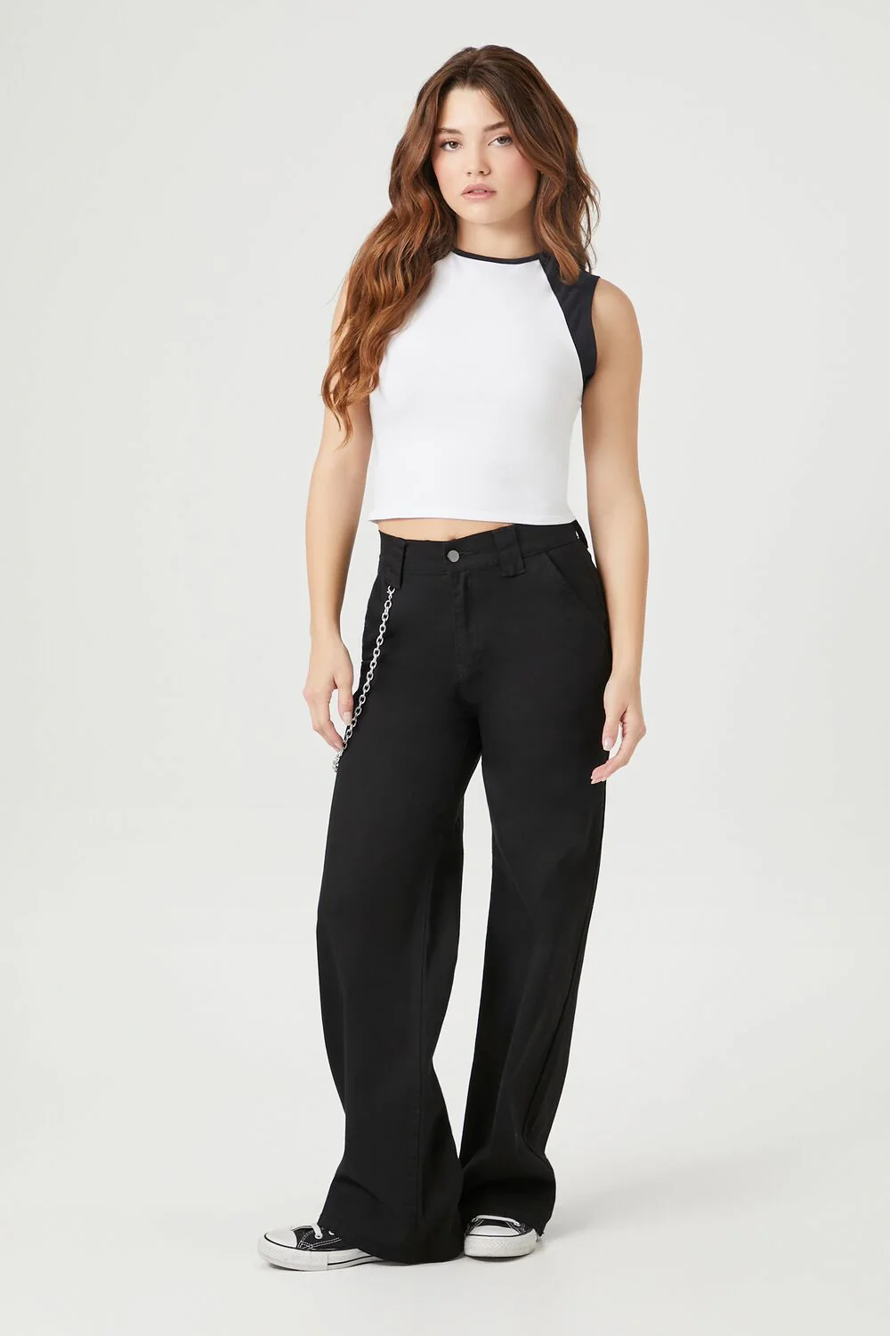 Cropped Muscle Raglan Tee - Image 4