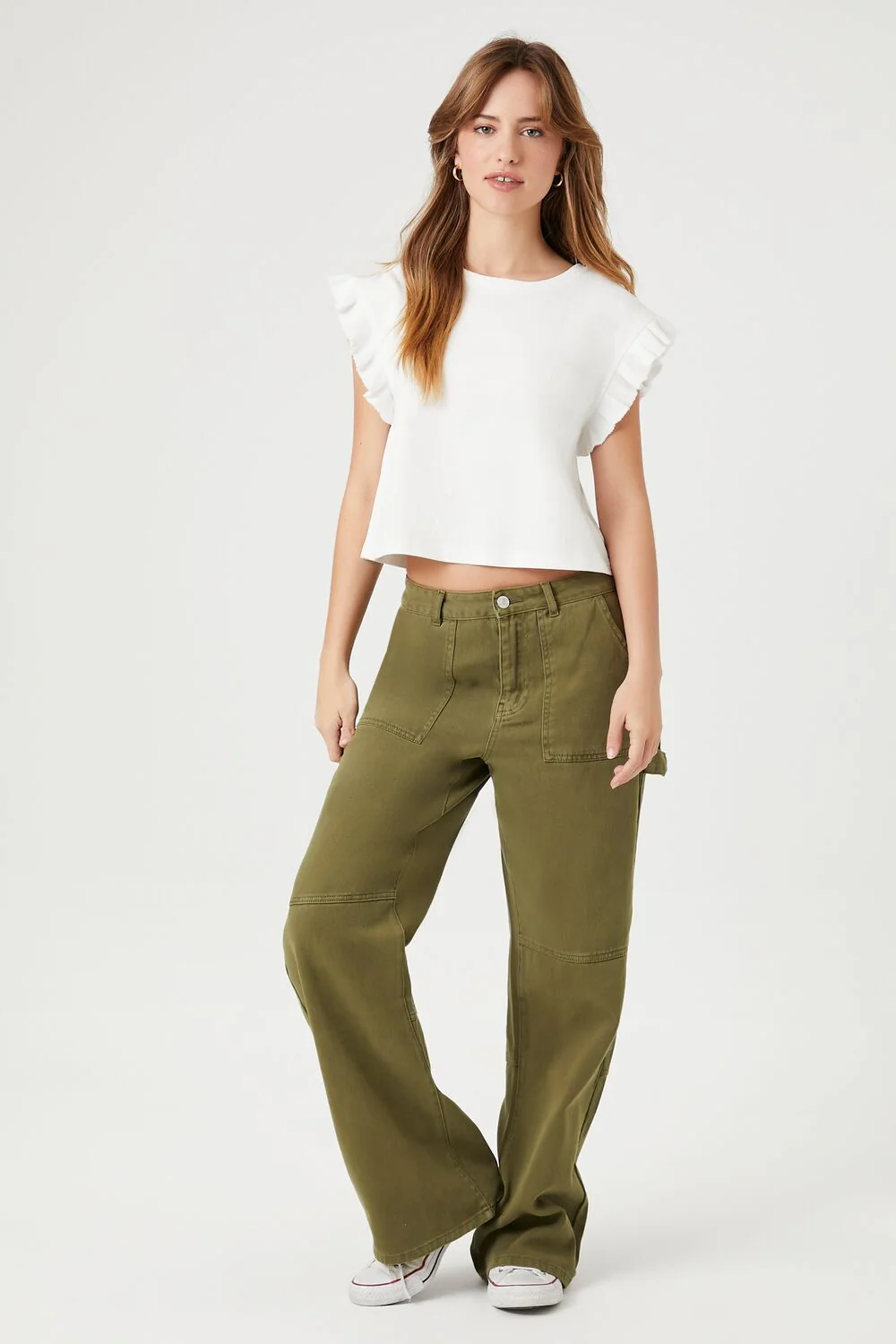 Butterfly-Sleeve Crop Top - Image 4