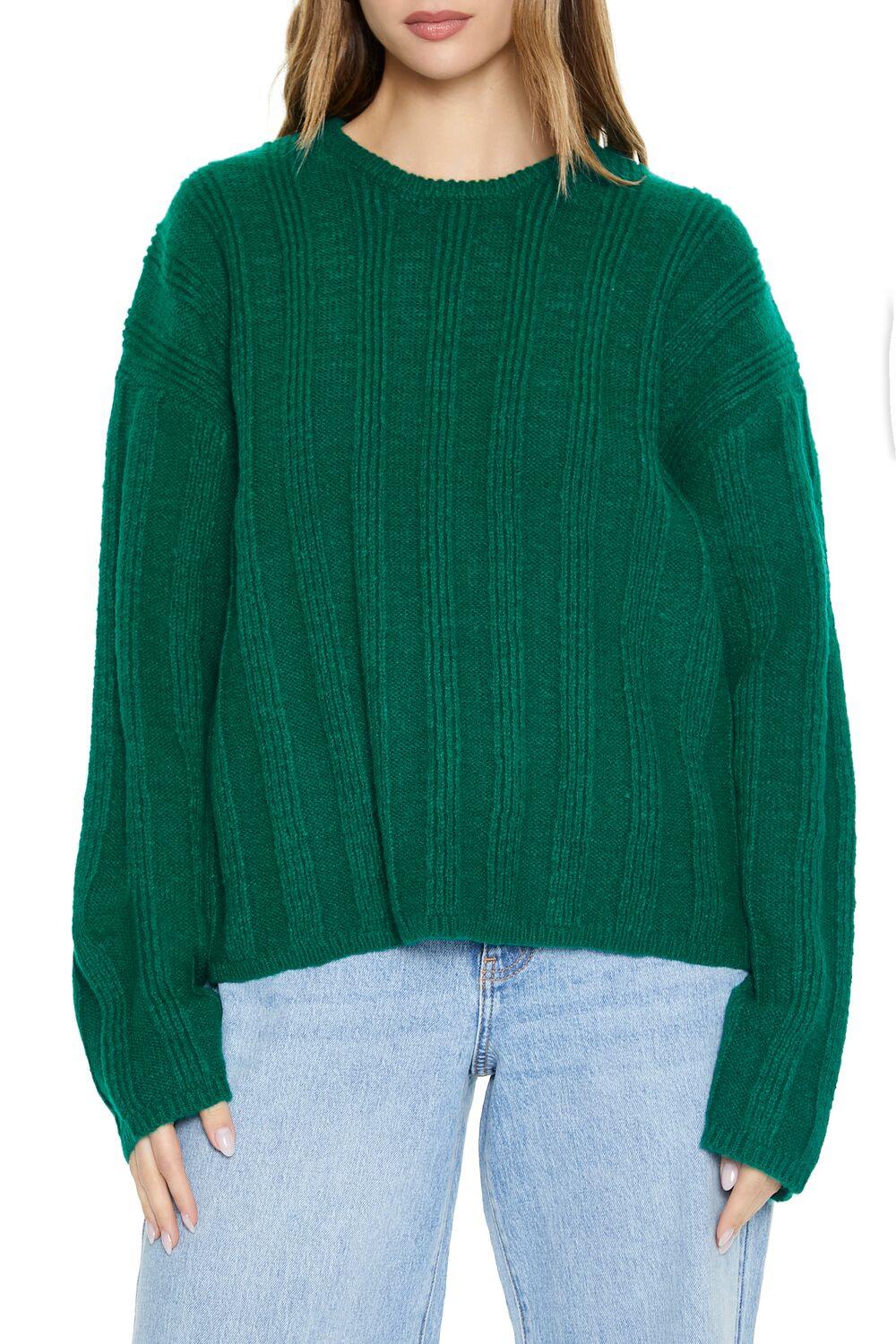 Ribbed Drop-Sleeve Sweater - Image 10