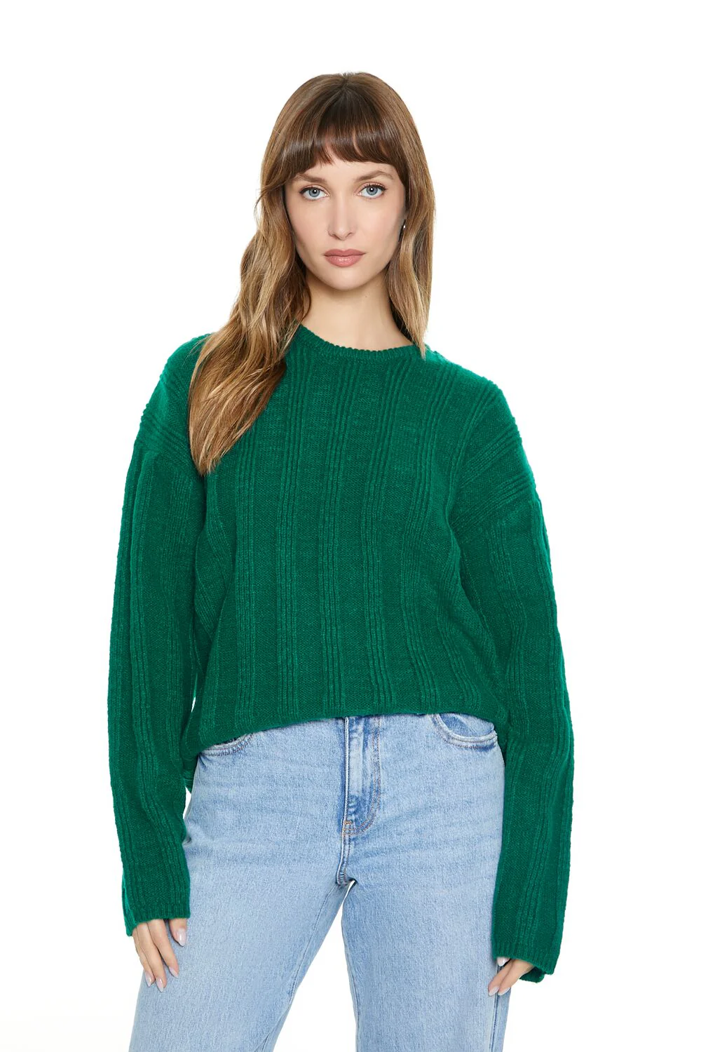 Ribbed Drop-Sleeve Sweater - Image 6