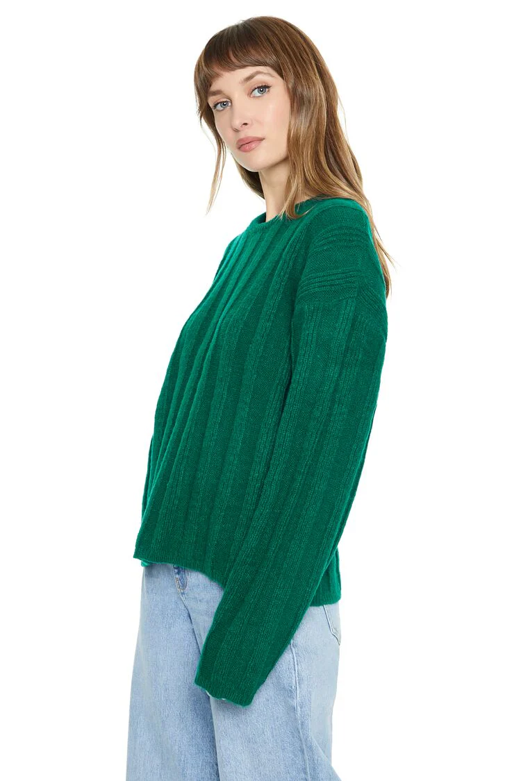 Ribbed Drop-Sleeve Sweater - Image 7