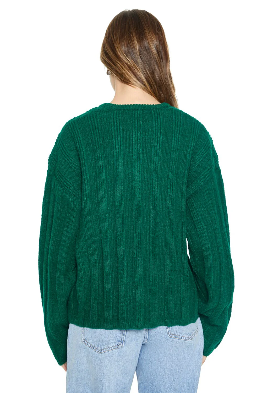Ribbed Drop-Sleeve Sweater - Image 8