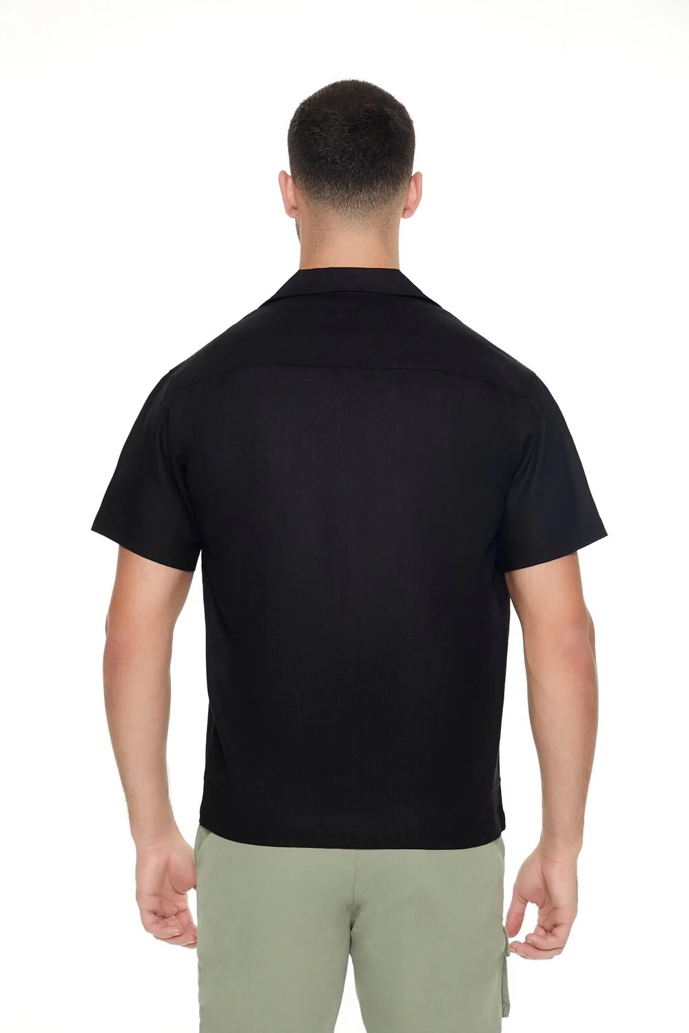 Linen-Blend Embroidered Shirt - Image 3