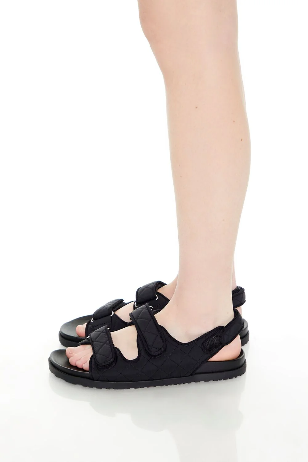 Quilted Dual-Strap Sandals - Image 2