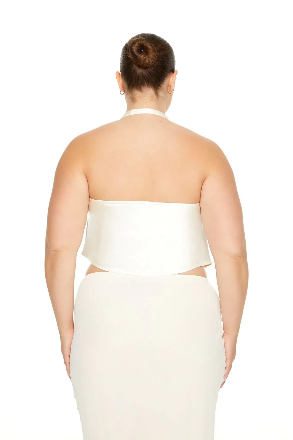 Plus Size Satin Halter Top - Image 3