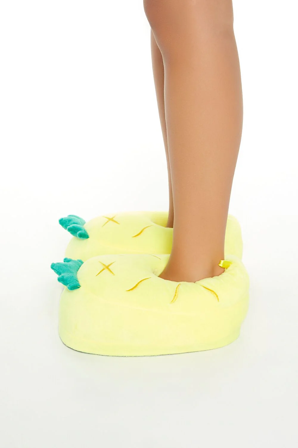 Plush Pineapple House Slippers - Image 2