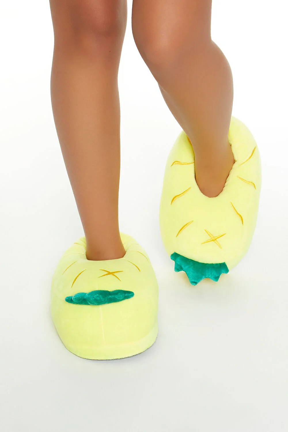 Plush Pineapple House Slippers - Image 4