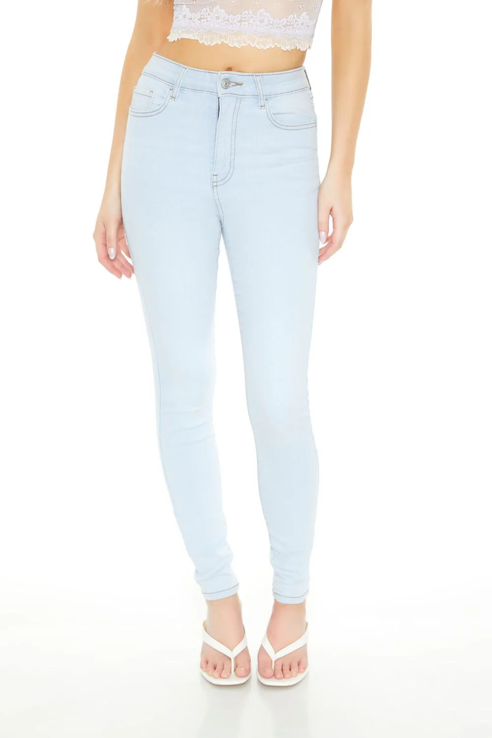 High-Rise Skinny Jeans - Image 4