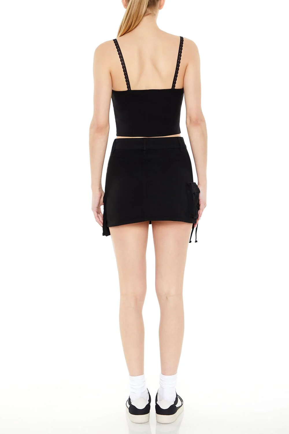 Twill Cargo Mini Skirt - Image 3