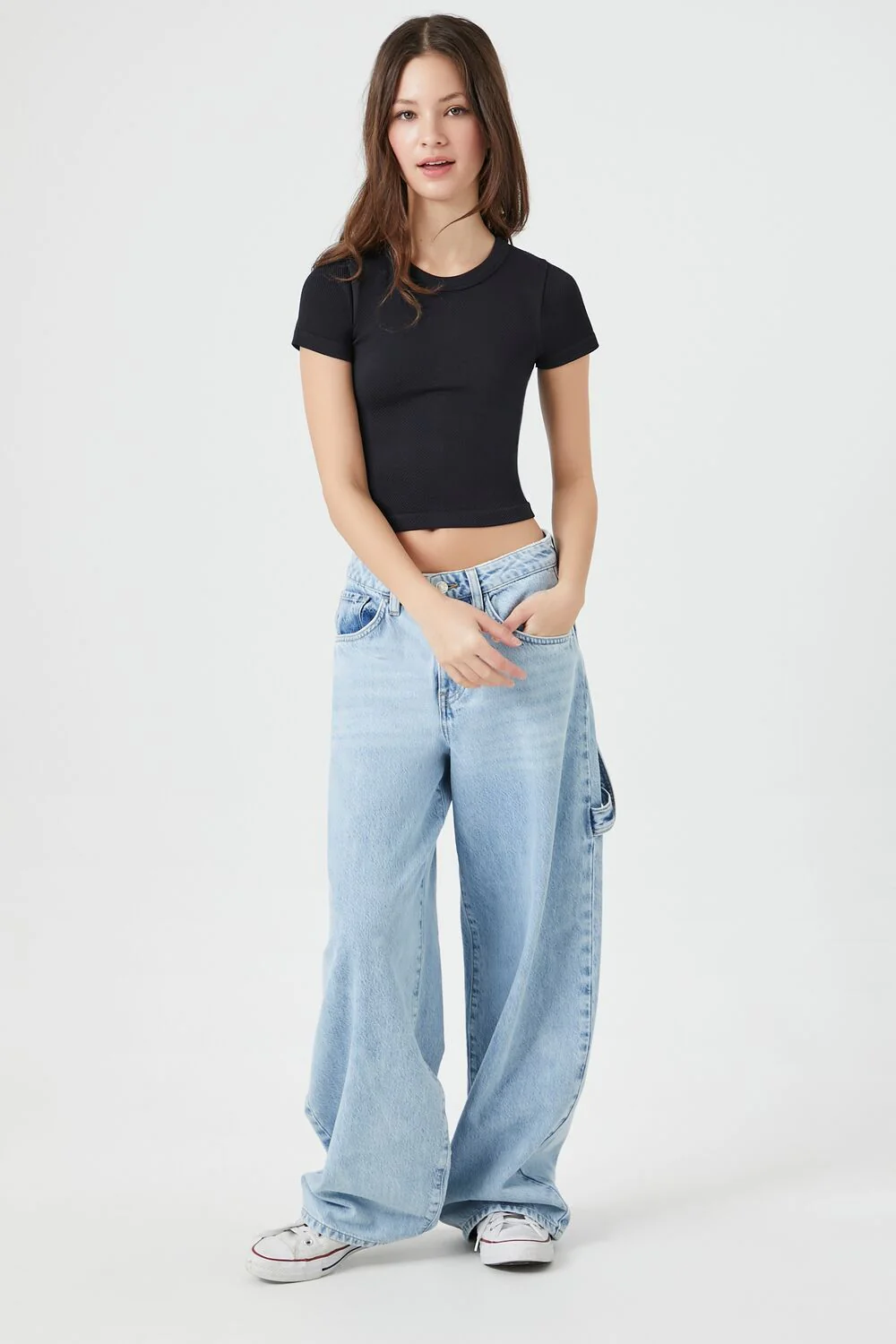 Cropped Seamless Tee - Image 4