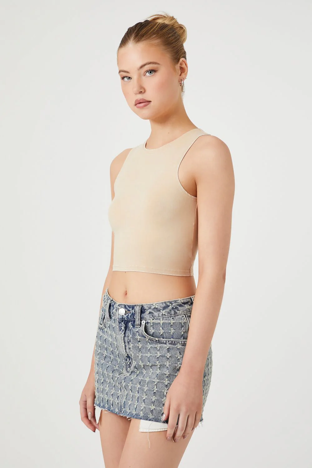 Mineral Wash Crop Top - Image 2