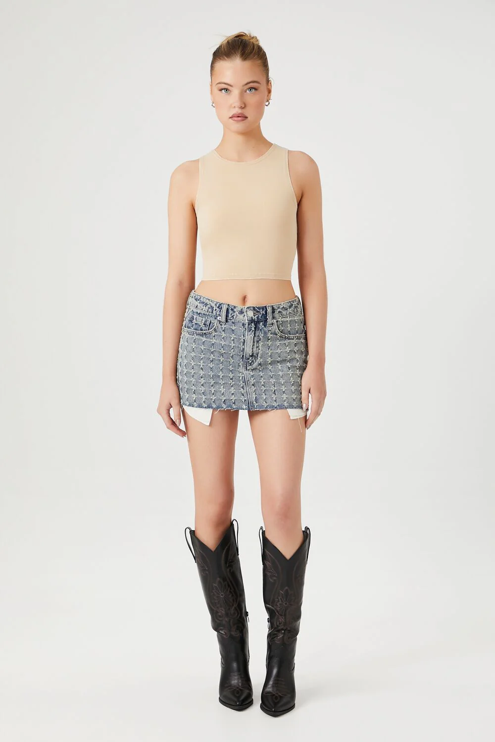 Mineral Wash Crop Top - Image 4