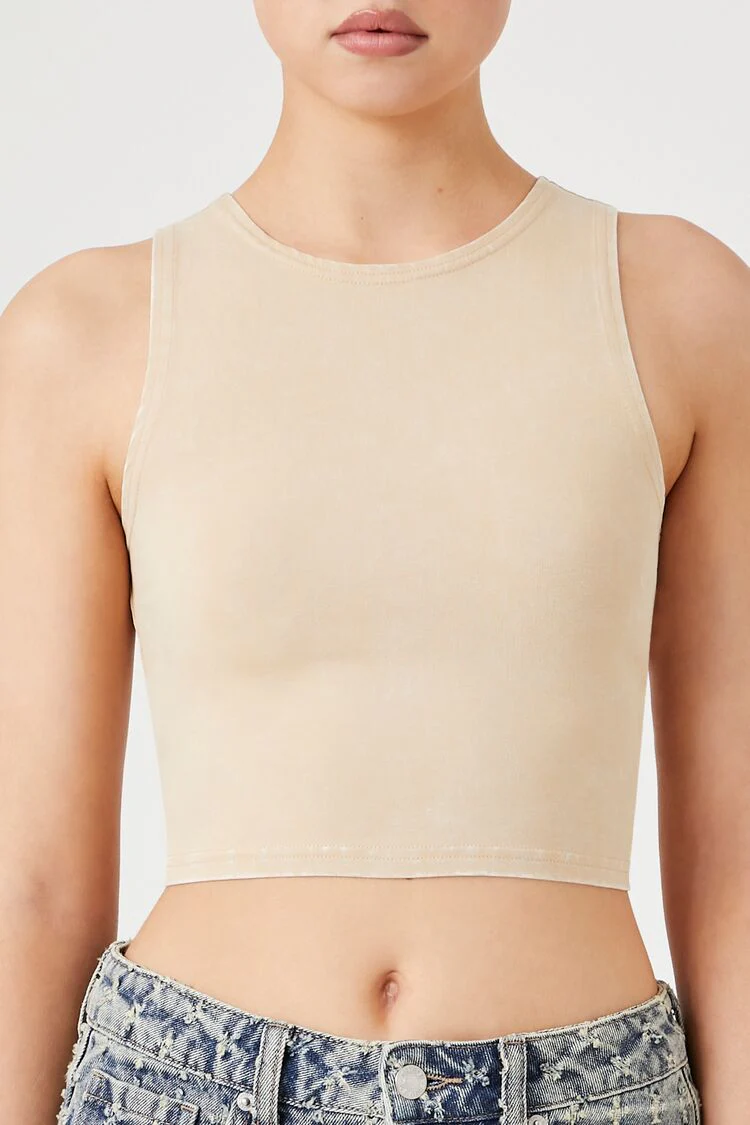Mineral Wash Crop Top - Image 5