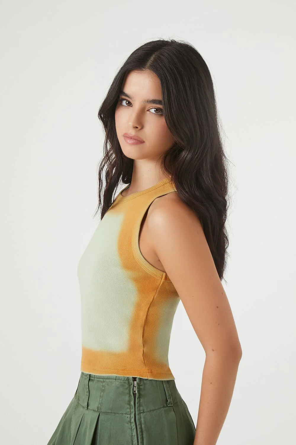 Airbrush Cropped Tank Top - Image 2