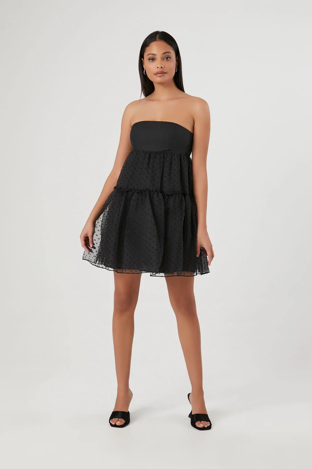 Strapless Bow Fit & Flare Dress - Image 4