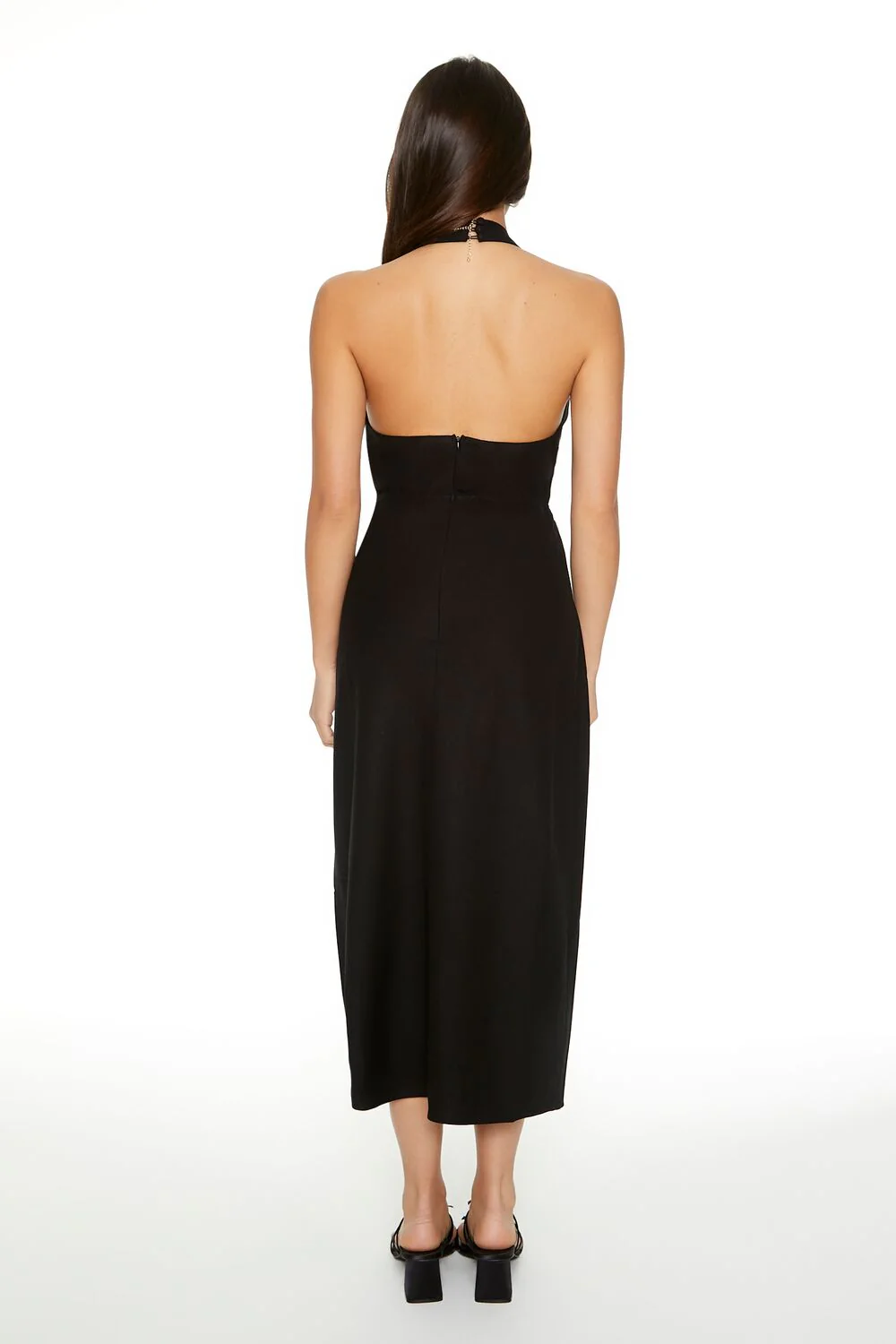 Surplice Halter Maxi Dress - Image 7