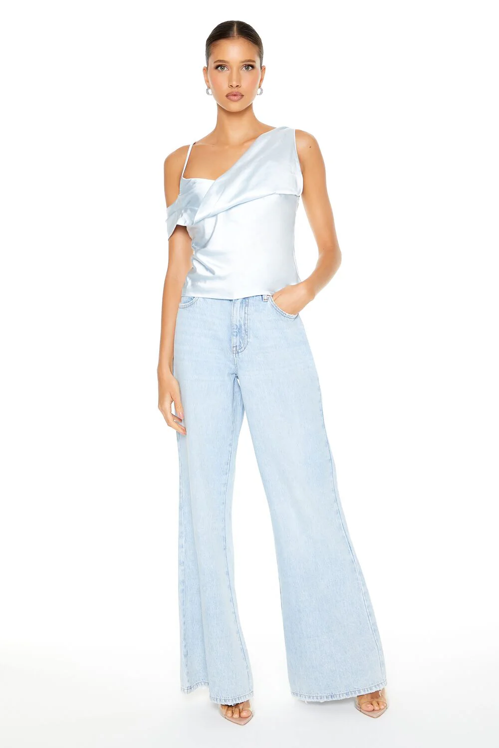 Draped Satin Cami - Image 4