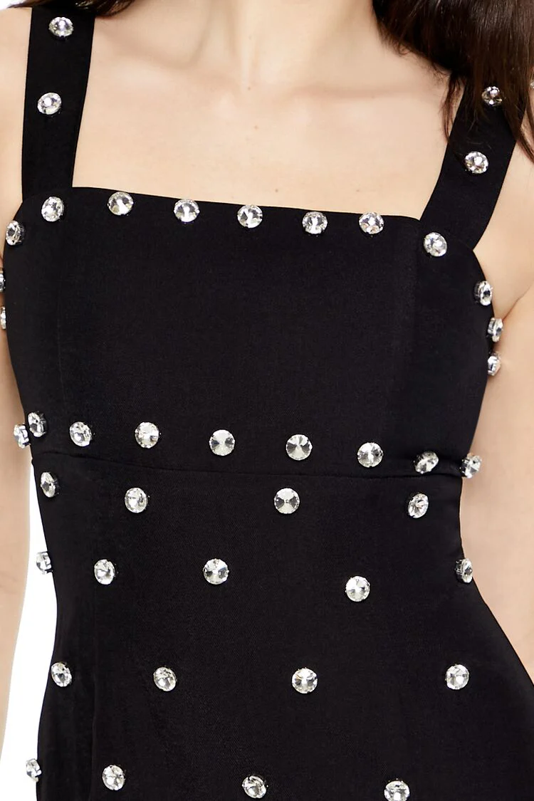 Faux Gem Mini Dress - Image 5