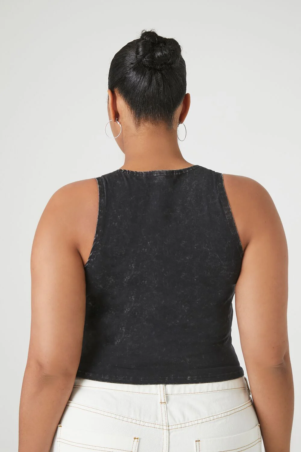 Plus Size Cropped Tank Top - Image 3