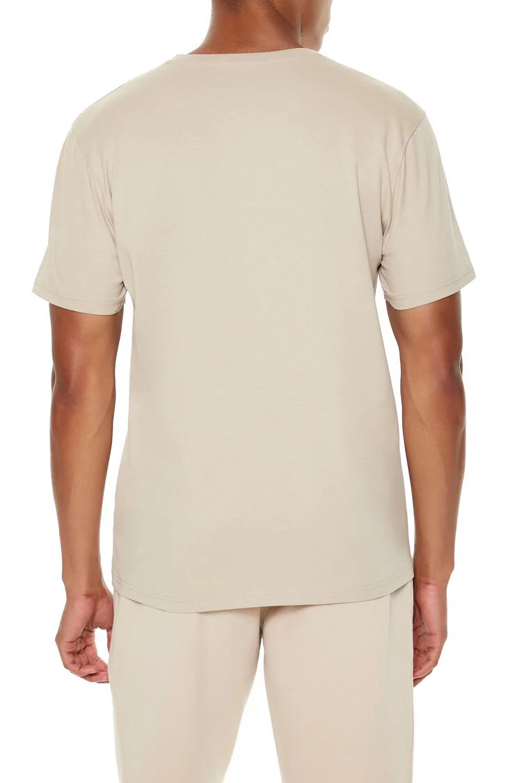 100% Cotton V-Neck Tee - Image 4