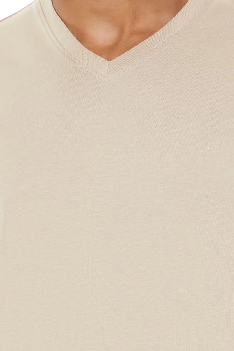 100% Cotton V-Neck Tee - Image 5