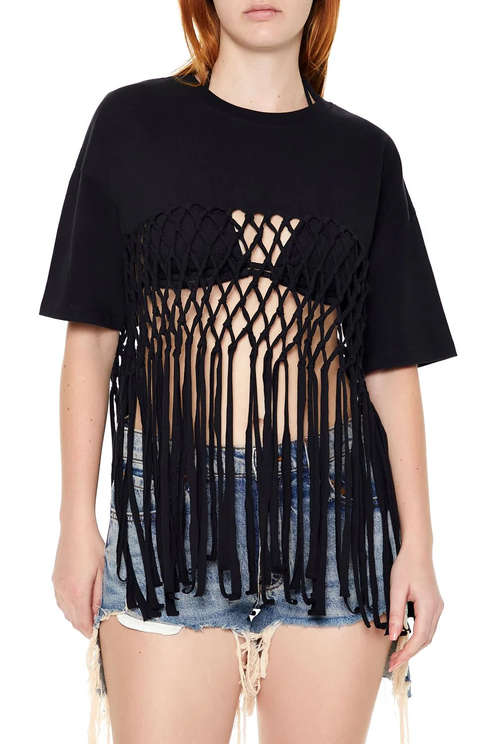 Crochet Fringe Tee - Image 7