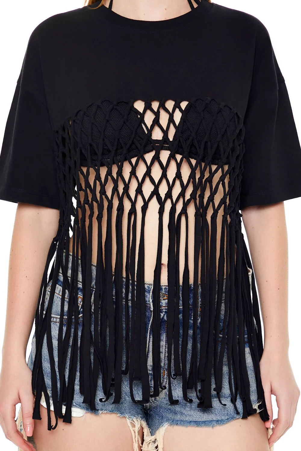 Crochet Fringe Tee - Image 9