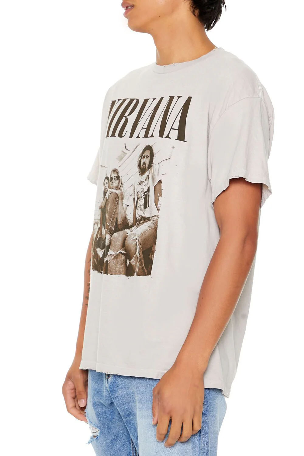 Distressed Nirvana Graphic Tee - Image 3