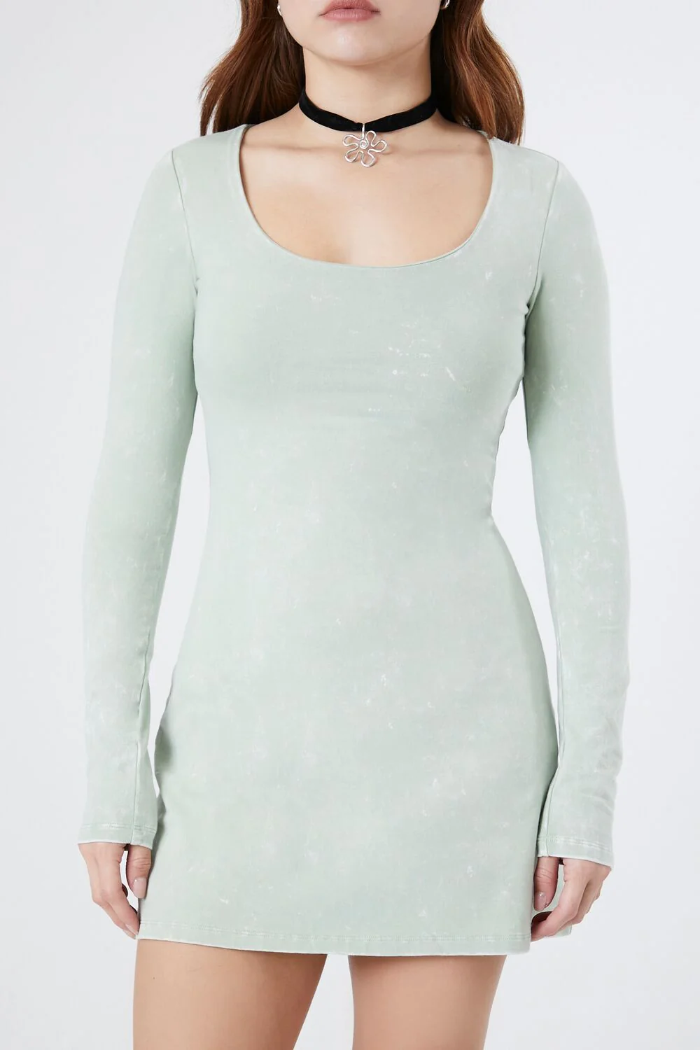 Mineral Wash Fit & Flare Dress - Image 4